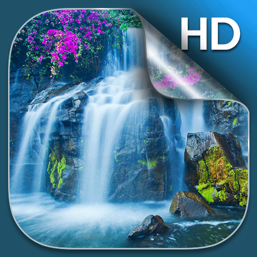 Wasserfall Live-Hintergrund HD