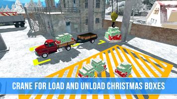 Trucker Christmas Santa Delivery imagem de tela 2