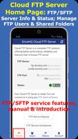 Cloud FTP/SFTP Server Hosting स्क्रीनशॉट 1