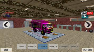 Cargo Truck Simulator indonesi imagem de tela 1