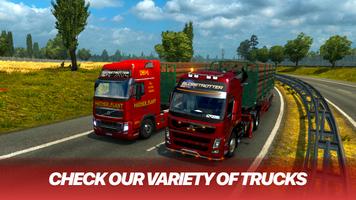 Driver Truck Europe Affiche