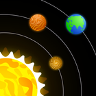 Solar System Planets: 3D Space biểu tượng