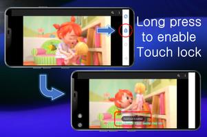 Touch lock for Kids. Simple. Plakat