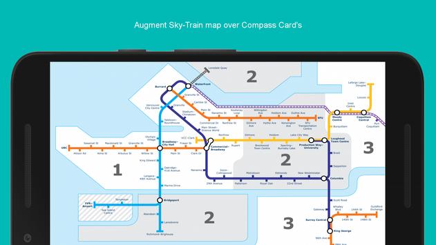 Vancouver Skytrain AR Map 海报