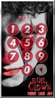 Evil Clown Phone Lock App ภาพหน้าจอ 1