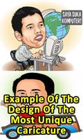 Example Design Of The Joko Most Unique Caricature ポスター