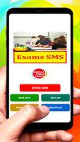 Exams SMS Text Message poster