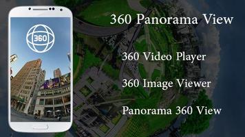 360 video player view Panorama 360degree Plakat
