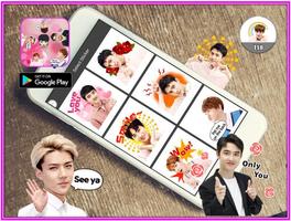 EXO Chat Sticker Editor Affiche