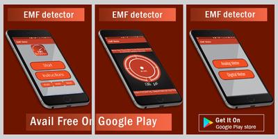 EMF Detector:Radiation Detector-RF Signal Detector Affiche