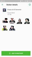 El Demente Stickers WhatsApp 海報