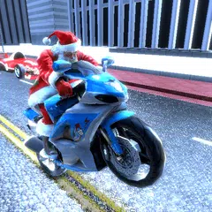 Baixar Corrida de motos de Papai Noel APK