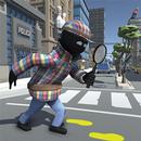 Stickman Detective - Super Rope Hero Game aplikacja