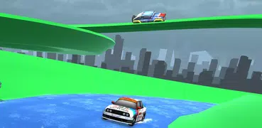 Sports Cars Water Sliding Game
