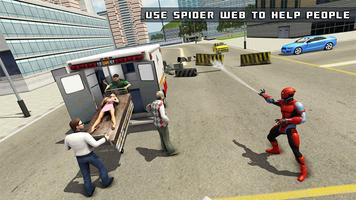 Flying Spider Hero - The Super Hero Game 2018 screenshot 3