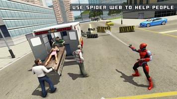 Flying Spider Hero - Le jeu de super héros 2018 Affiche