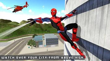 Flying Spider Hero - The Super Hero Game 2018 screenshot 1