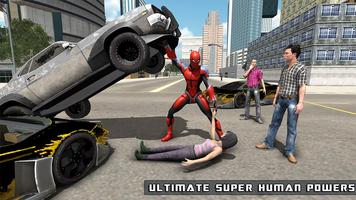 Flying Spider Hero - The Super Hero Game 2018 screenshot 2