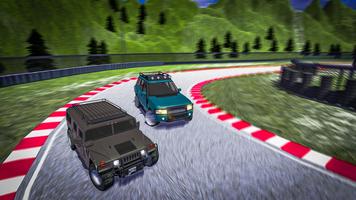 Offroad Jeep drifting: 4x4 SUV imagem de tela 1