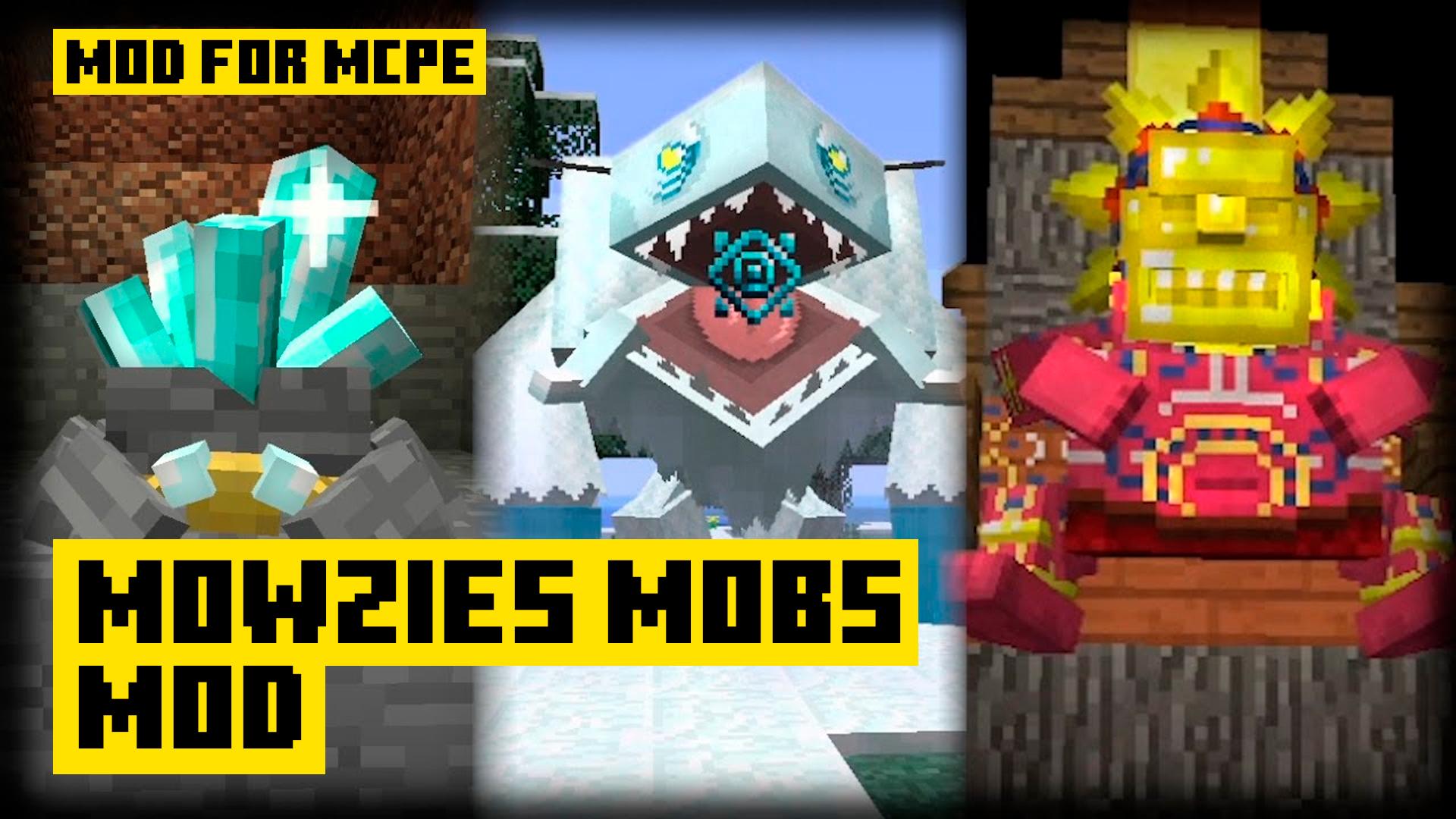 Mowzies Mobs Mod Minecraft Pe Apk Untuk Unduhan Android
