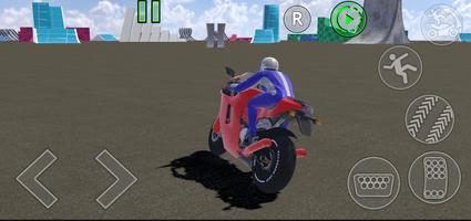 Motorcycle Ragdoll Crash Plakat
