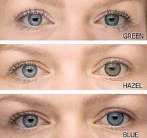 Kolor soczewek kontaktowych oczu plakat