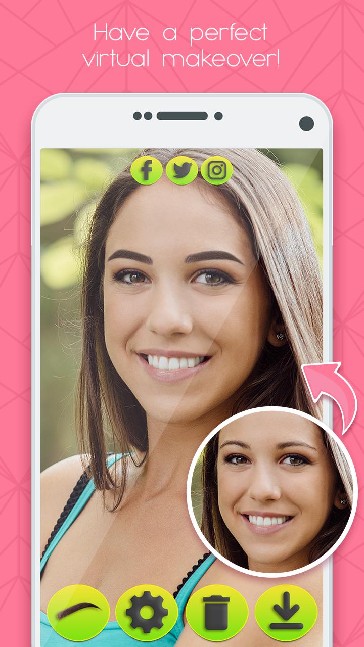 Android 用の 眉毛 メイクアップ 写真 加工 自撮り カメラ アプリ Apk をダウンロード Android 用の 眉毛 メイクアップ 写真 加工 自撮り カメラ アプリ Apk をダウンロード