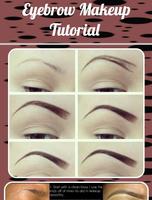 Tutoriel de maquillage des sourcils Affiche