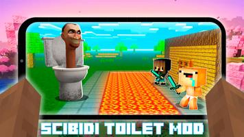 Scibidi Toilet Mod Minecraft Affiche