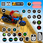 آیکون‌ Mega Ramp Moto Stunt Bike Game