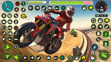 Mega Ramp Moto Stunt Bike Game 스크린샷 2