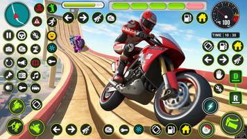 برنامه‌نما Mega Ramp Moto Stunt Bike Game عکس از صفحه