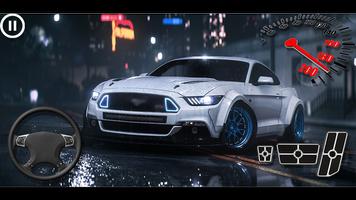 Mustang GT Car Simulator Games Affiche