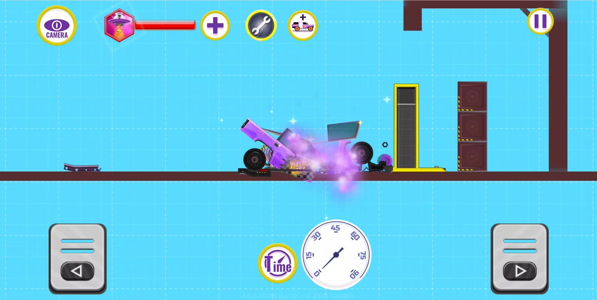 Elastic Car 3D - Click Jogos