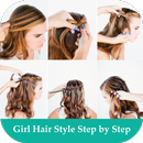 Girl Hair Style Step by Step 2019 aplikacja