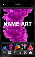 Smoke Effect Name Art Maker Editor poster