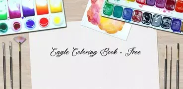 Livro de colorir águia para adultos