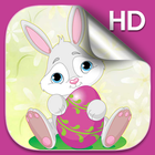 Easter Bunny Live Wallpaper HD icône
