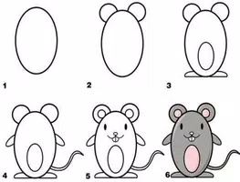 Easy Drawing Tutorial für Kinder Plakat