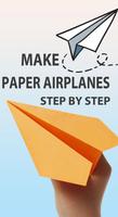 Avion En Papier Origami Affiche