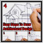 Easy Steps To Draw Architectural Design ไอคอน