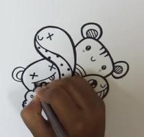 3 Schermata Passi per disegnare Doodle Art