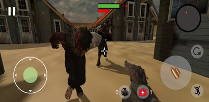 Zombie 3d shooter gun capture d'écran 2