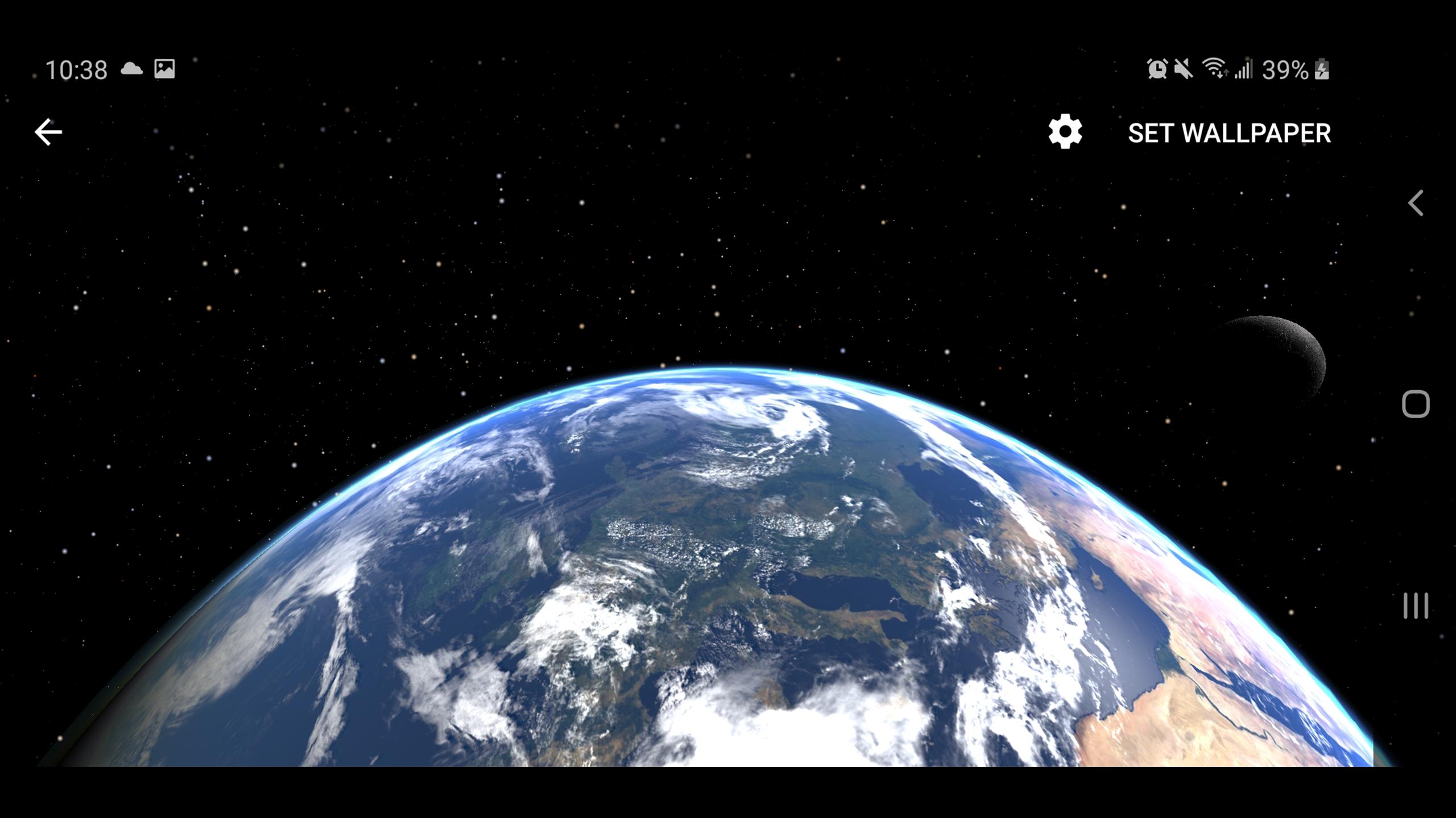 Earth Moon Parallax 3d Live Live Wallpaper For Android Apk Download - outer space hd wallpaper earth roblox