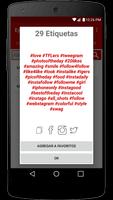 HashTag Gratis Etiquetas para me gusta 스크린샷 2