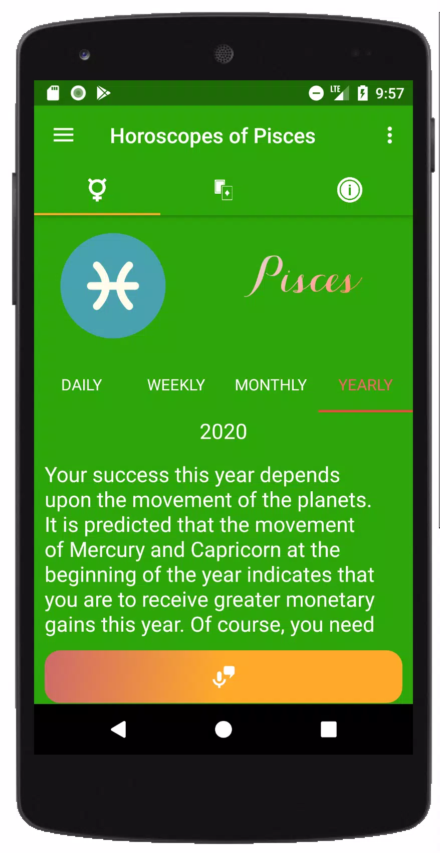 Pisces Today, Tarot cards for Android Download