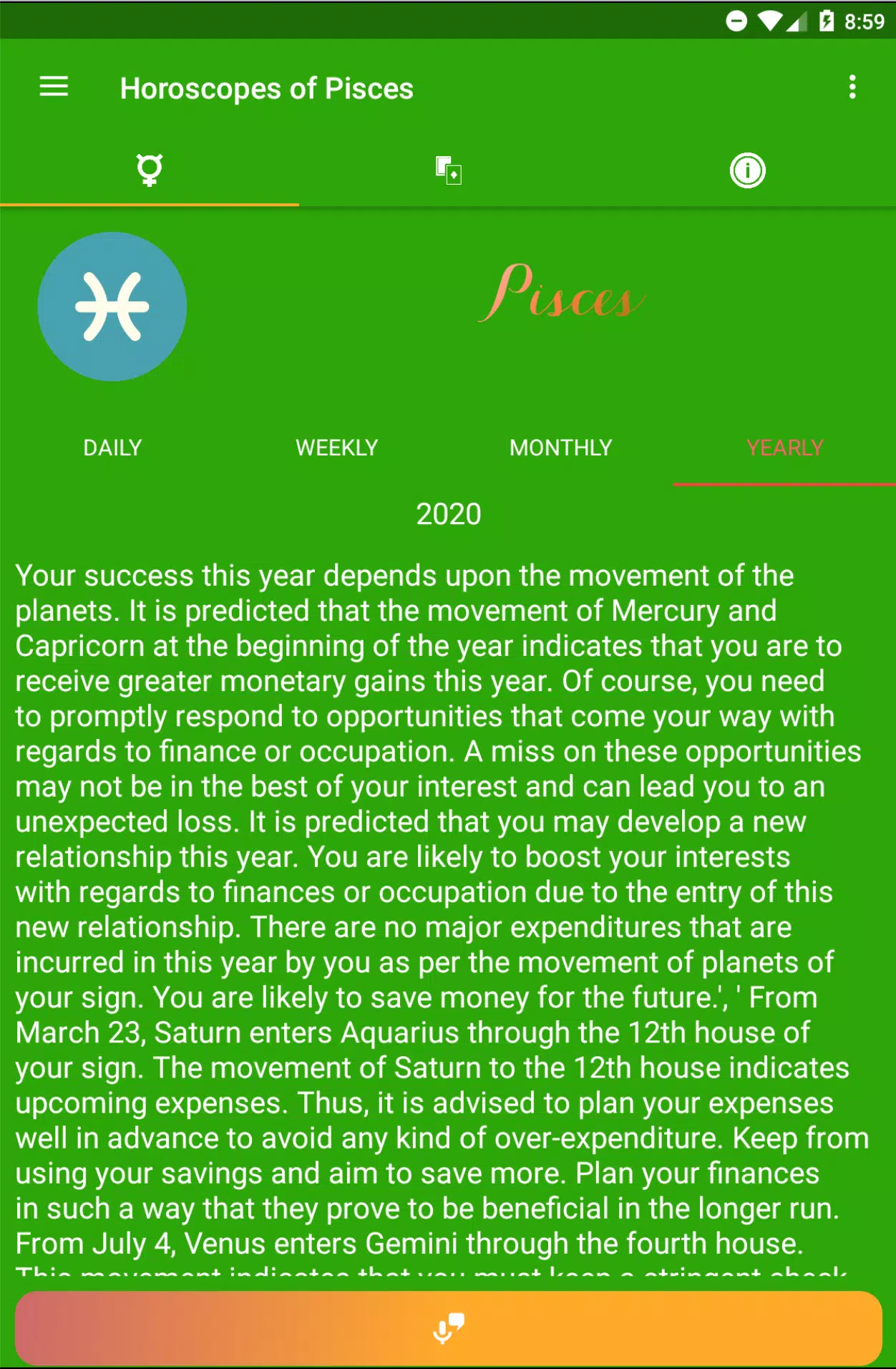 Horoscope Pisces Tarot cards APK for Android Download