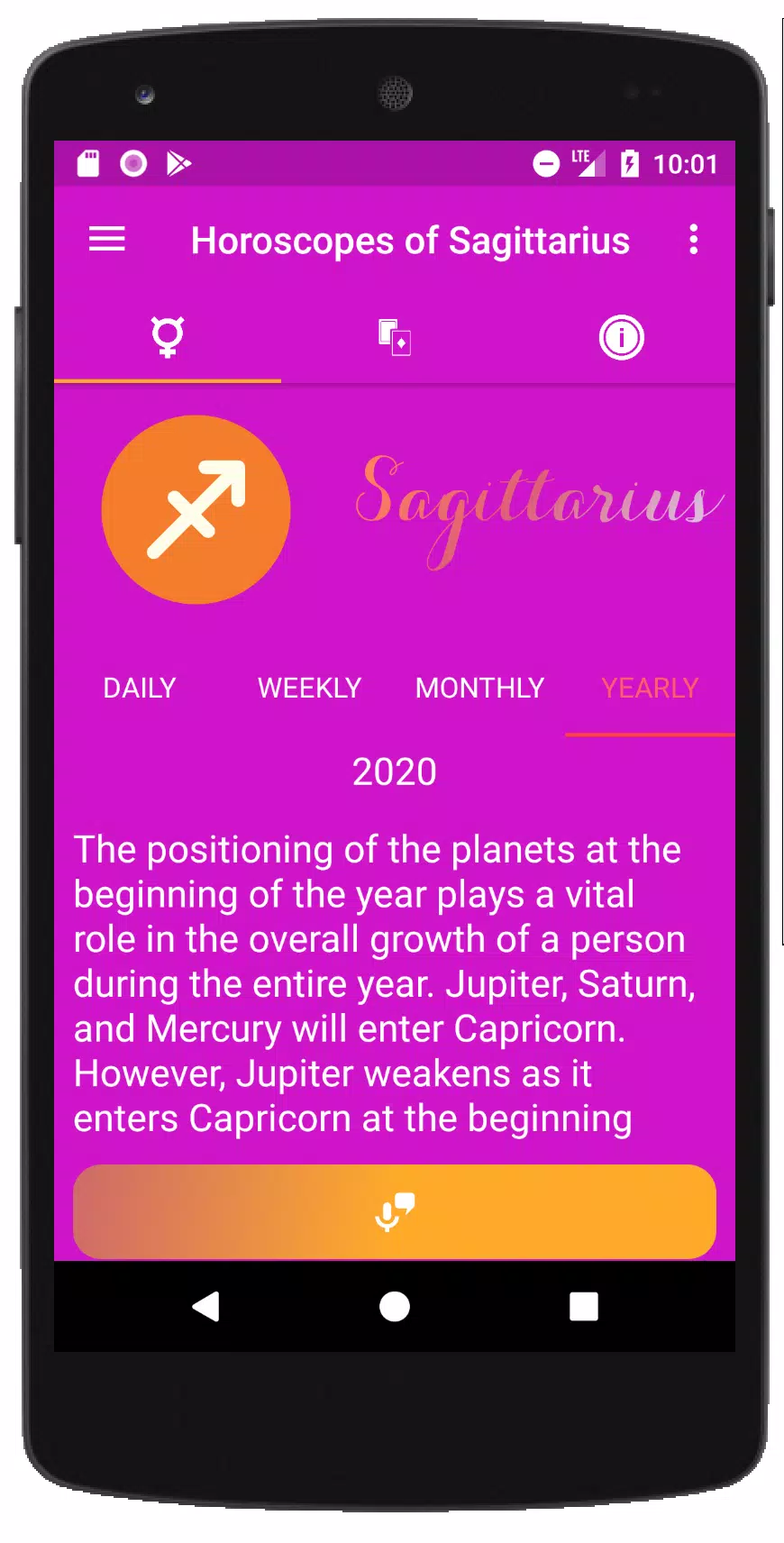 Sagittarius horoscope today, Tarot cards APK for Android Download