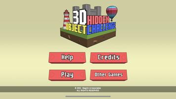 3D Hidden Object Challenge Plakat