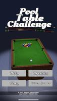 Pool Table Challenge Affiche
